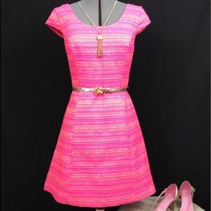 Lilly Pulitzer Rylan Dress pink boucle